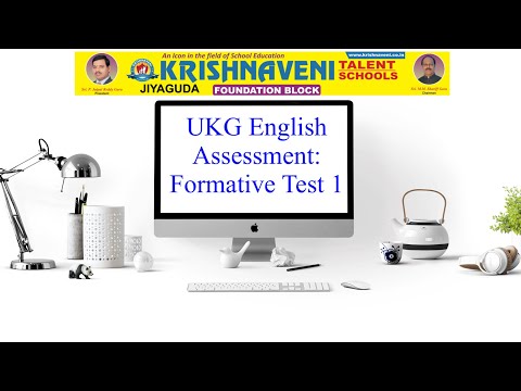 UKG English Assessment: Formative Test 1 l KTS Jiyaguda l