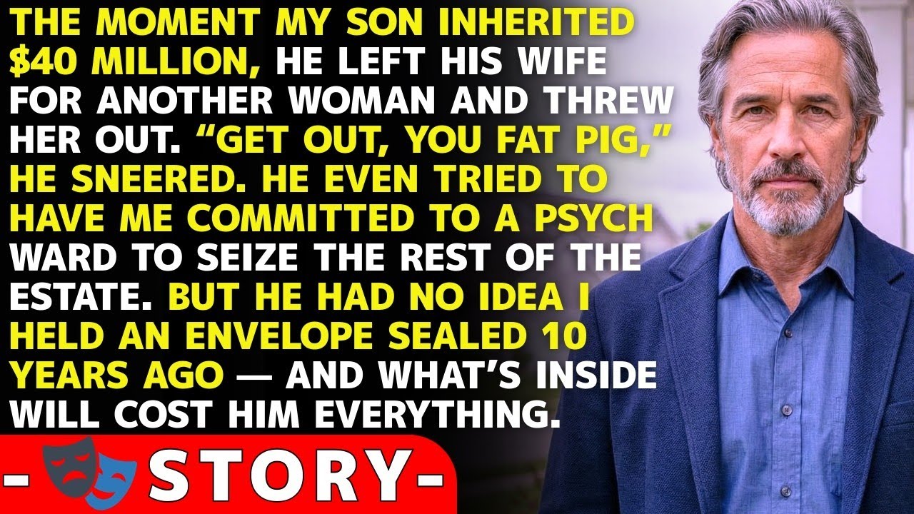 My Son Inherited $40M & Threw His Fat Wife Out — Then Tried to Have Me Committed to Take It All