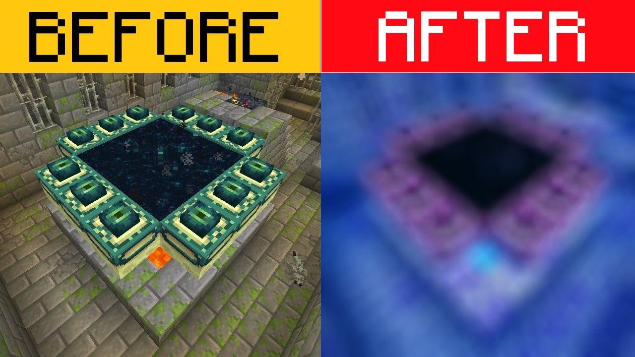 I transformed the End Portal Room on my Minecraft SMP!