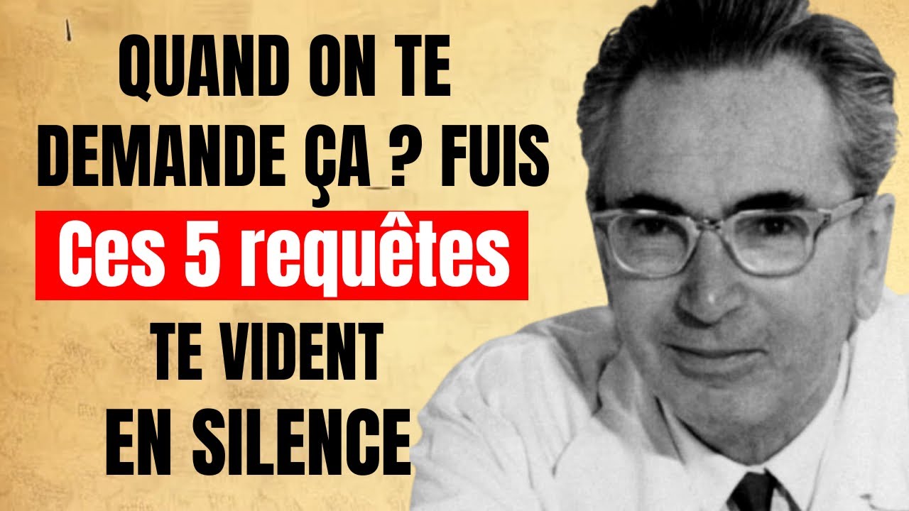 Évitez les personnes qui vous demandent ces 5 choses (elles vous détruisent lentement)