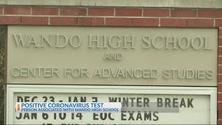 Person associated with Wando High School tests positive for COVID-19