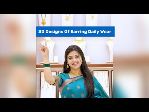 30 Daily Wear Earring Designs || Gold Earring || Daily wear Earring || Pravesh Gold || Kalyan West