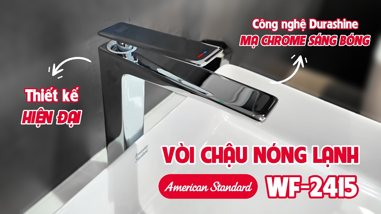 Vòi chậu nóng lạnh American Standard WF-2415 (WF2415) (1124150000) Acacia Supasleek