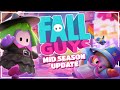 FLUFFY YELLOW YEETUS!! - Fall Guys: Mid-Season Update - #1 (4-player gameplay)