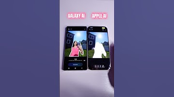 Galaxy AI vs Apple AI! Which one wins? #iphone #samsung #comparison