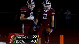 Riverside Vikings 22 AT Dunmore Bucks 40 Fri 9-16-2022