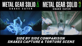 MGS Delta vs MGS3: Snake's Capture & Torture Scene Side by Side – Volgin & The Eye