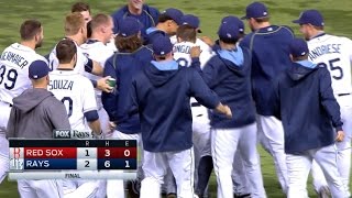 Rivera's walk-off hit gives Rays 2-1 win