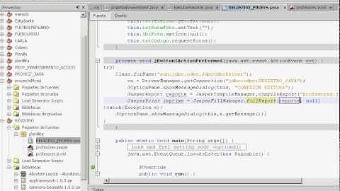 REPORTES EN JAVA LISTAR PROFESORES IREPORT(PARTE2)