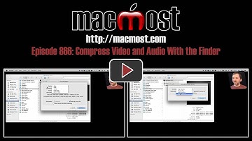 Compress Video and Audio With the Finder (MacMost Now 866)