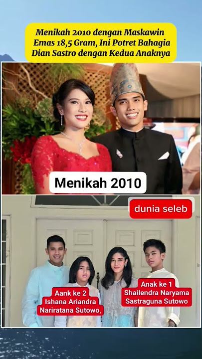 15 tahun nikah, ini potret dian sastro dgn kedua anaknya #shortsfeed #fypシ゚viral #artis #shorts