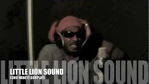 ECHO MINOTT Dubplate Little Lion Sound War Riddim