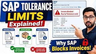 SAP Invoice Tolerance Limits Explained | Accounts Payable -  BPO Interview Question & Answer