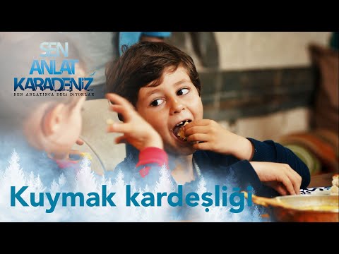 Kardeşler kuymak keyfi yapıyor | Sen Anlat Karadeniz Yeniden...