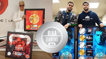 ¿Qué canción tiene más certificaciones de diamante?