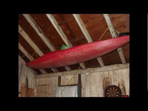 Handy Hooker Canoe and Kayak Storage Hoist &amp; Load Lock Stabilized Hull ...