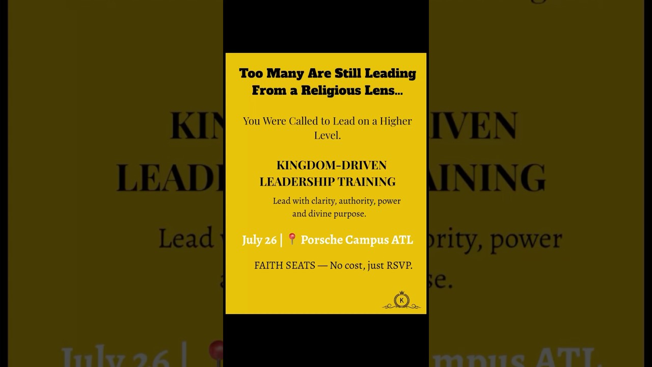 🔥YOU Weren’t Called to Lead from a Religious Lens —God Is Calling You Higher! 