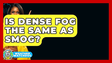 Is Dense Fog The Same As Smog? - Weather Watchdog