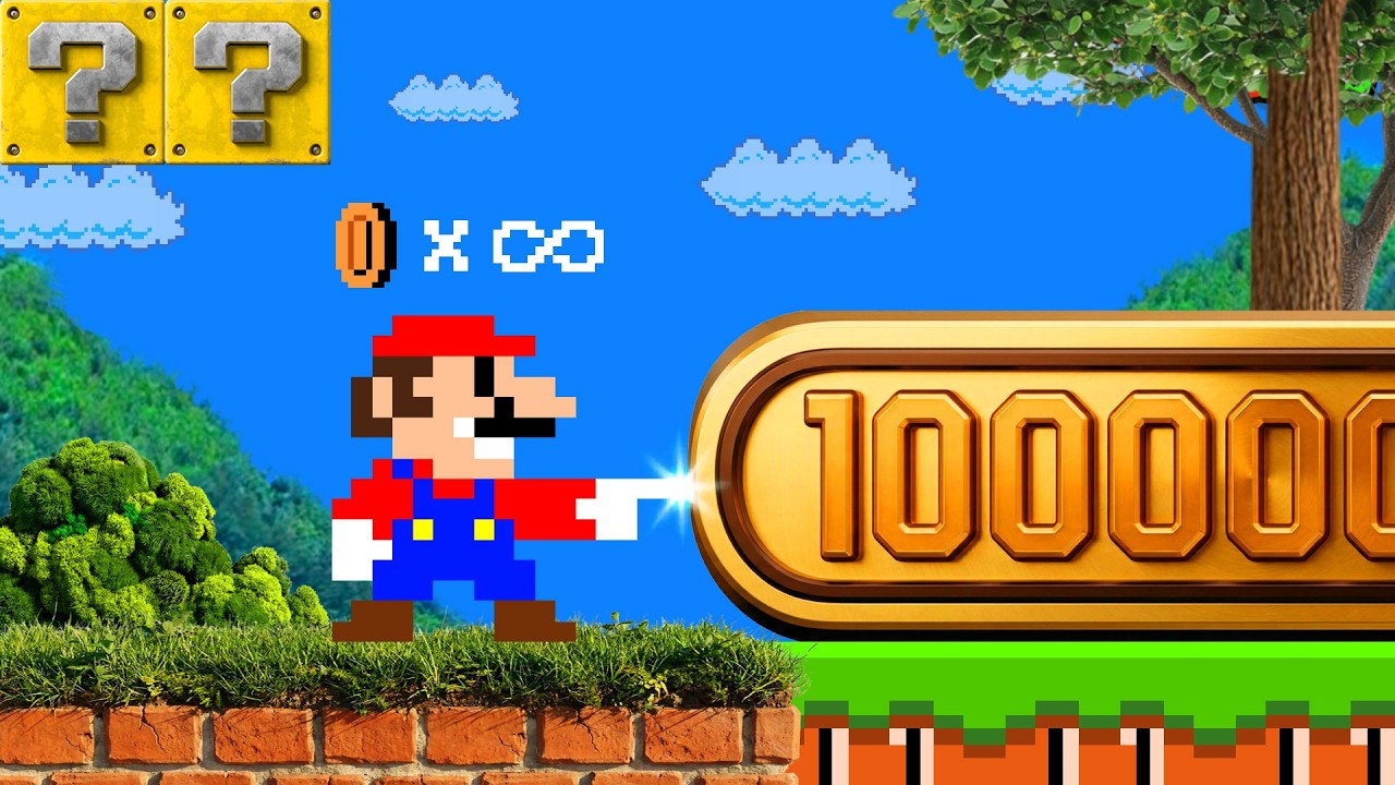 Super Mario Bros. But Everywhere Mario Goes, The World Turns REALISTIC!