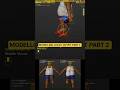 Modelling Lucas' outfit part 2 #modelling #3dmodelling #3doutfit #blender #blendercommunity