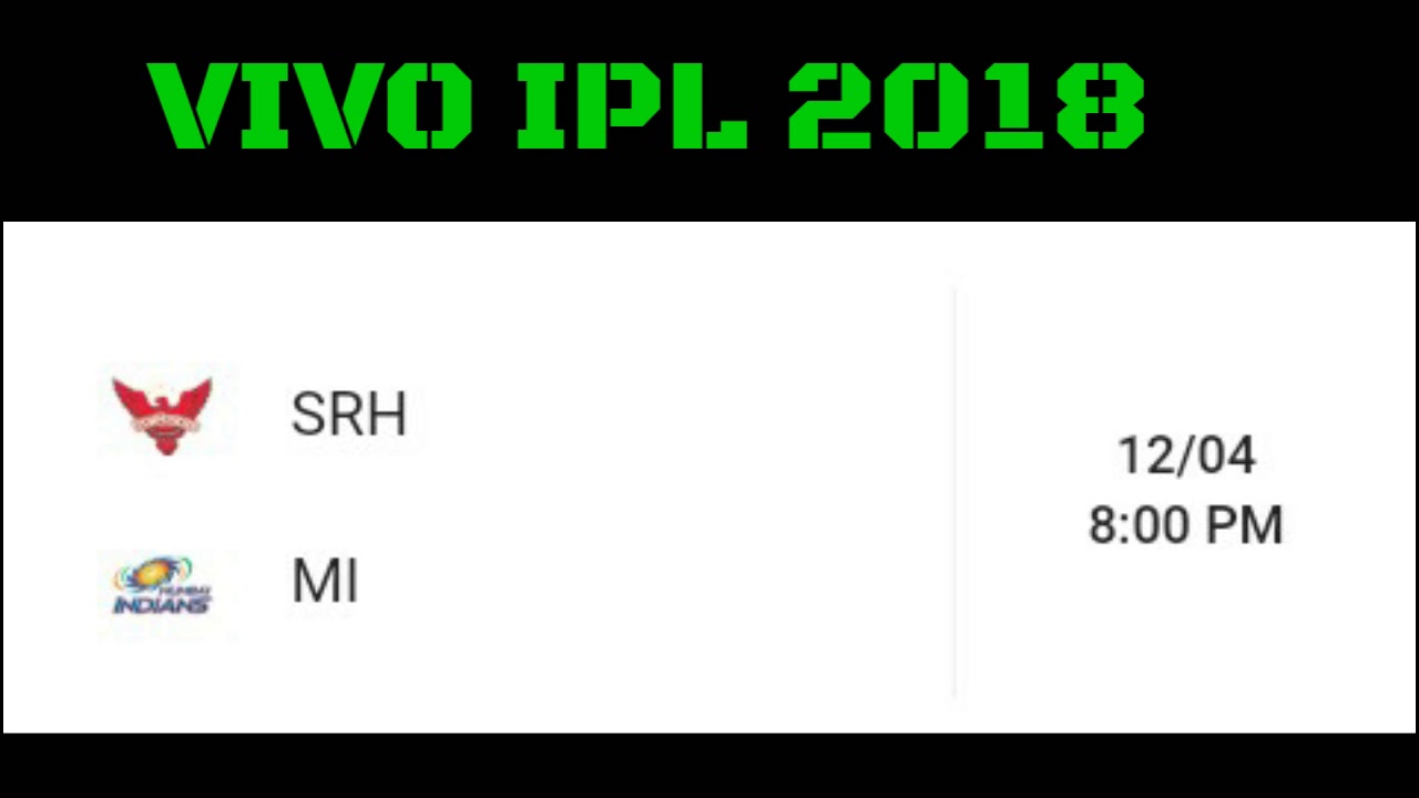 Vivo IPL 2018||Season 11|Matches Schedule//IPL 2018 Time Table//IPL latest update