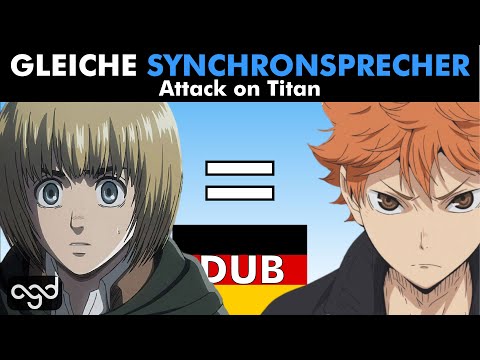 Attack on Titan Charaktere im deutschen Dub - AOT-Synchronsprecher in anderen Animes und Games