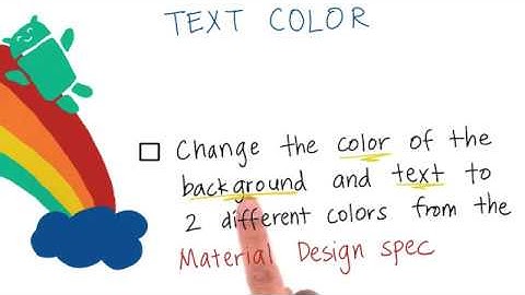 22   TextView Text Color