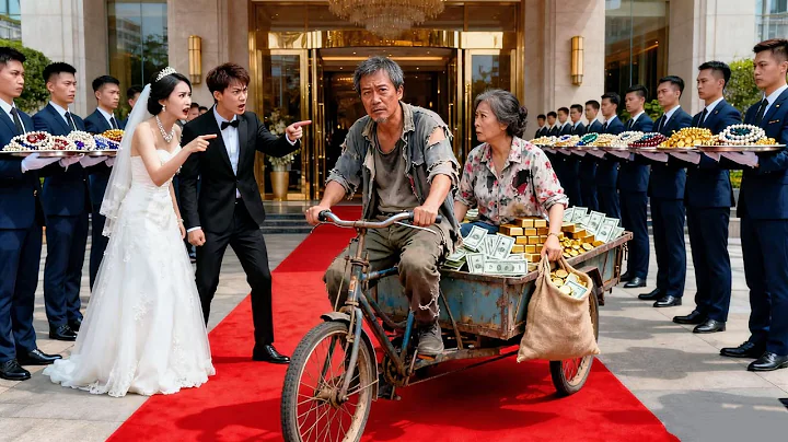 Billionaire hid his wealth 10 years to test his son, but on his wedding day, the son kicked him out!
