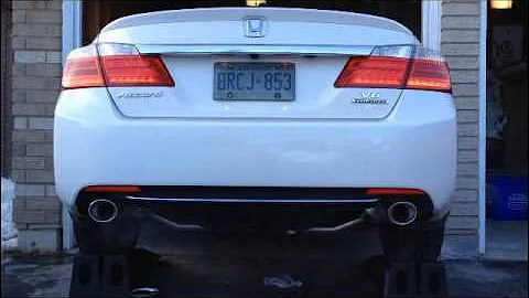 2013 Honda Accord V6 Borla Axle-Back Exhaust