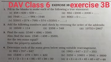 RS Aggarwal math class 6 exercise 3B solutions ।। Class 6 chapter 3B RS Aggarwal math । Class 6 math