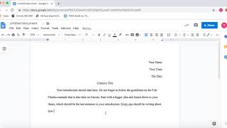 Fish Cheeks Essay Setup