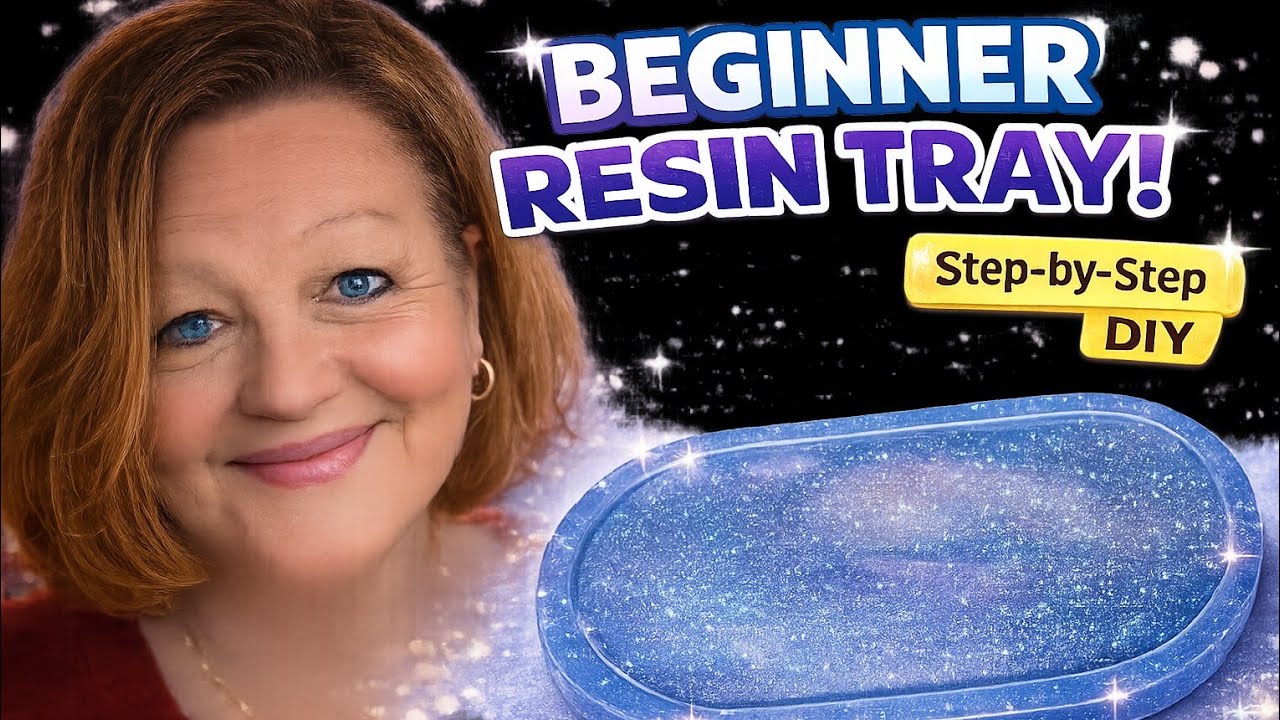DIY Resin Trinket Tray for Beginners | Easy Epoxy Resin Tutorial Step-by-Step