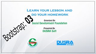 SDF-DUSRA Web Development Nakla-01 Day-35 Bootstrap-03 screenshot 3