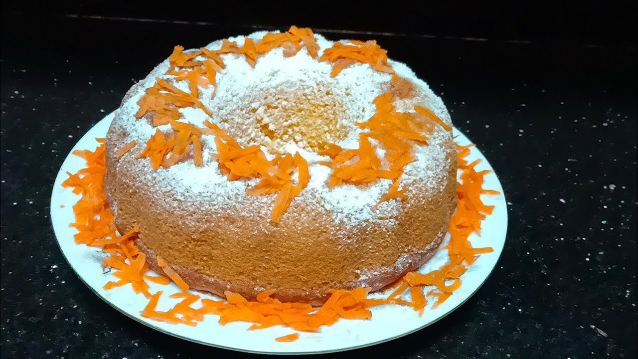 كيكة الجزر الصيامى🥕 بالبرتقال🍊كيكة هشة وخفيفة جدا//مع مريم عارفMariam Aref