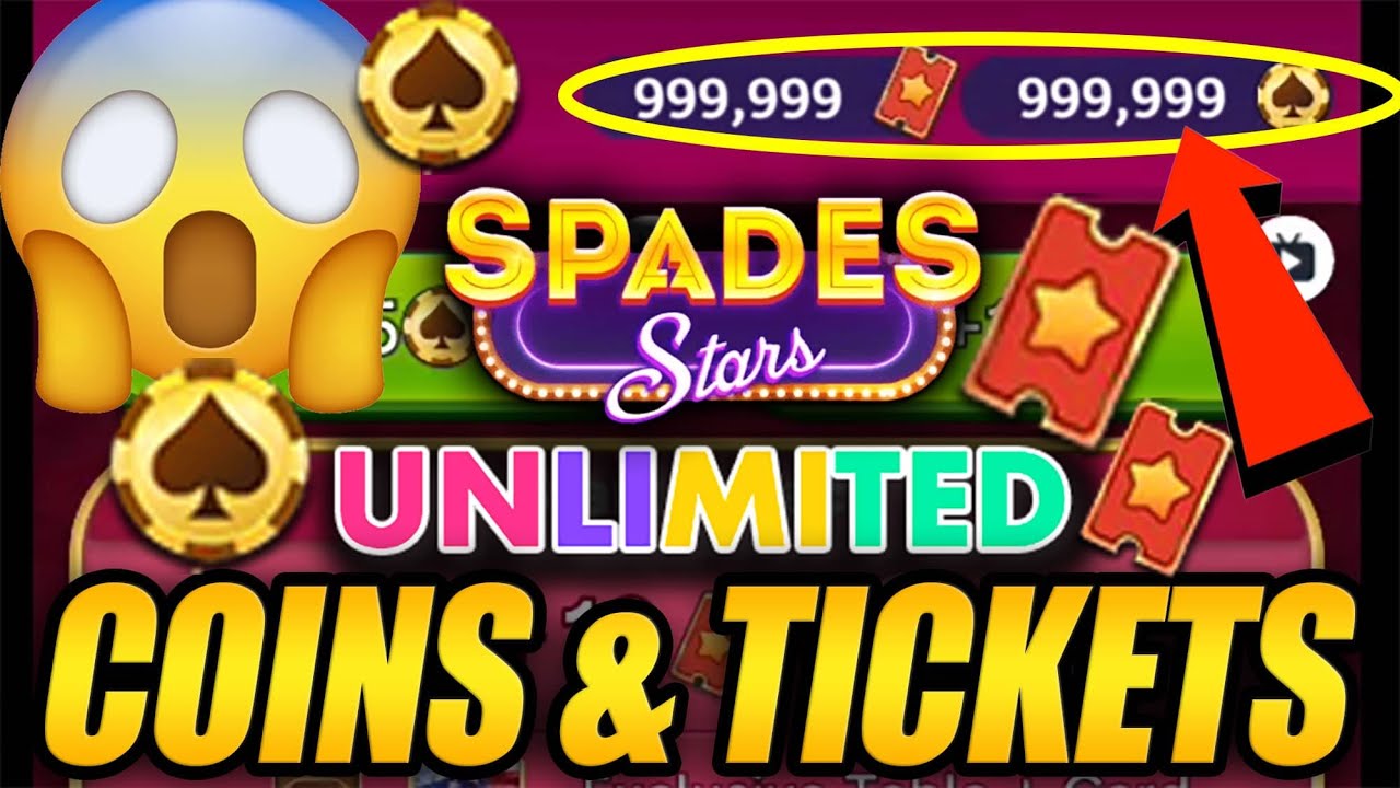 Spades Stars Hack - Get Unlimited Free Coins & Tickets! - YouTube