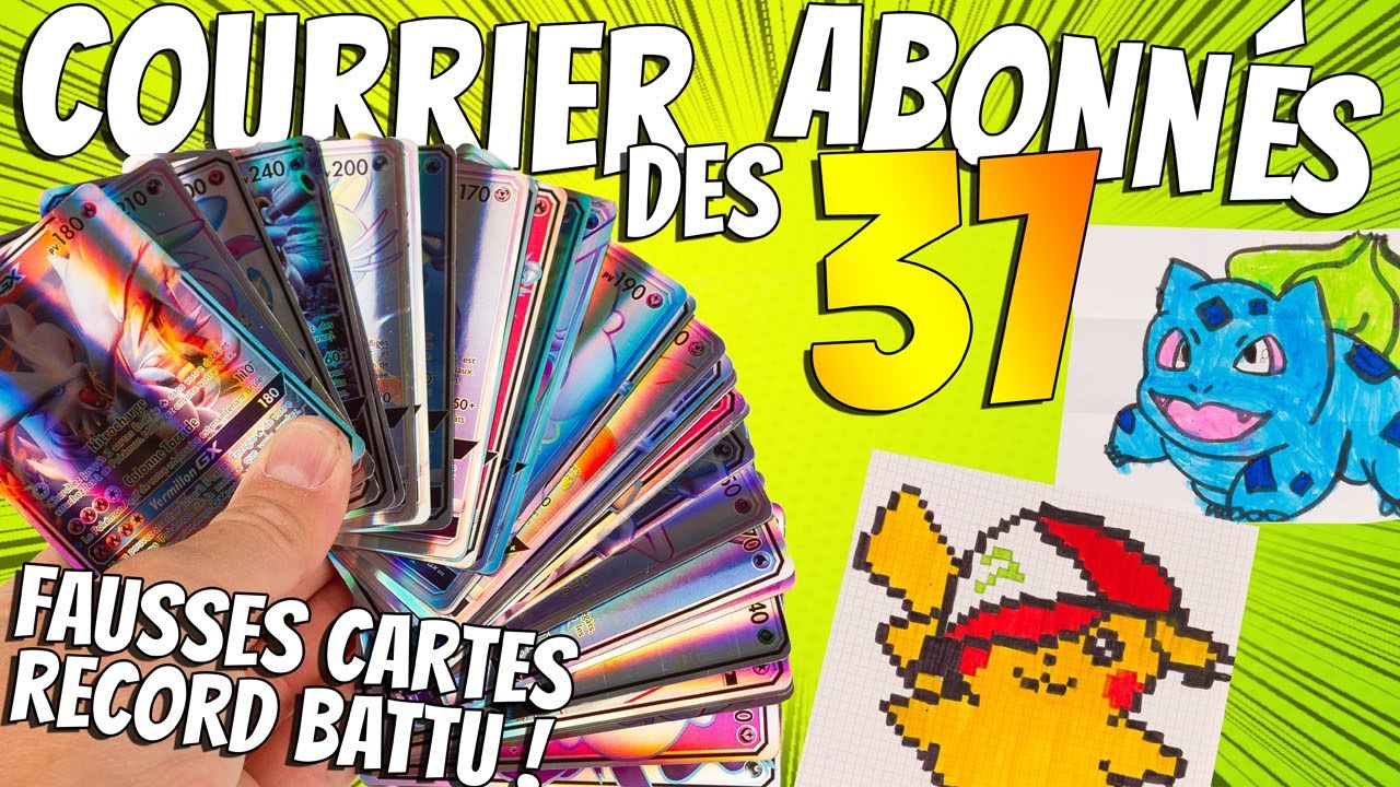 Courrier des Abonnés Episode 37: Record battu avec les fausses cartes Pokémon !