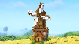 Minecraft | How to build a Windmill | Tutorial screenshot 3