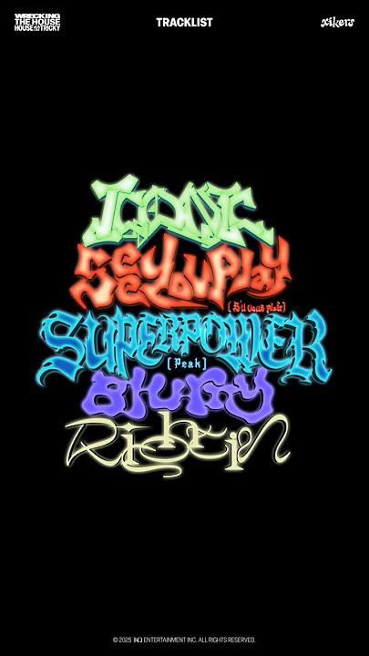 xikers(싸이커스) - 'HOUSE OF TRICKY : WRECKING THE HOUSE' TRACKLIST #Shorts