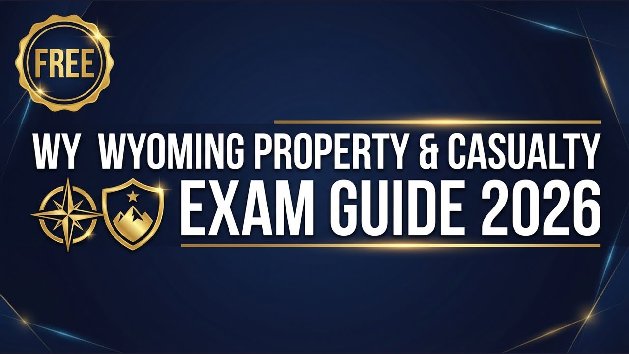 Wyoming Property Casualty Exam Guide 2026 | FREE Study Guide & Practice Test