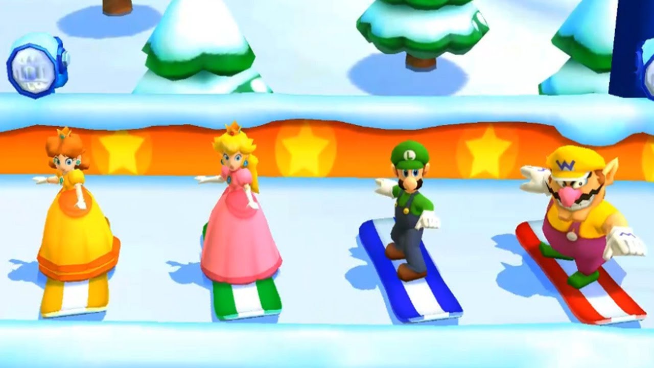 Mario Party The Top 100 Minigames - Wario Peach Daisy Luigi All Minigames (Master Cpu)