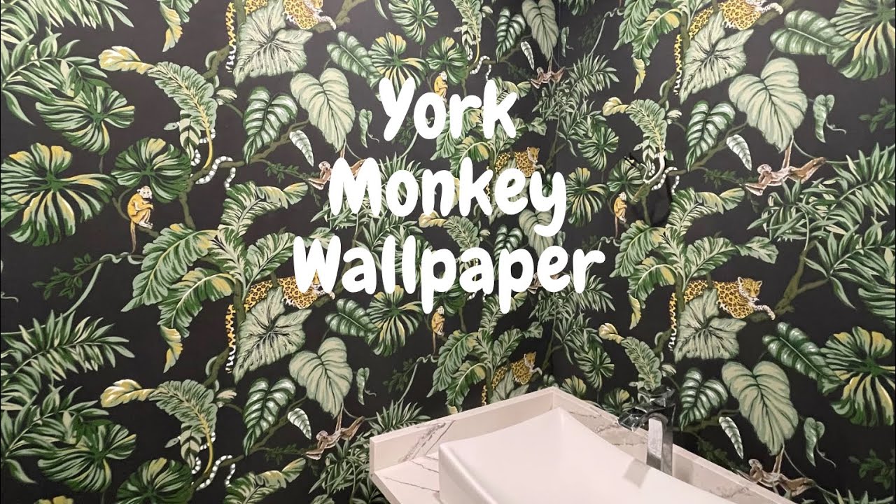 How to Wallpaper a Powder Bath with York Wallpaper (For Beginners