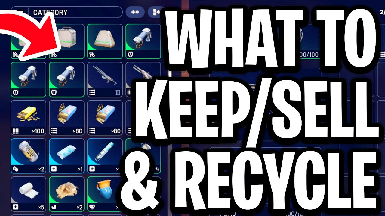 What Items To Keep/Sell and Recycle On Arc Raiders - Full Guide - YouTube