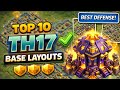 TOP 10 TH17 Base Layouts 2026 😈 | Unbreakable War Bases | Clash of Clans