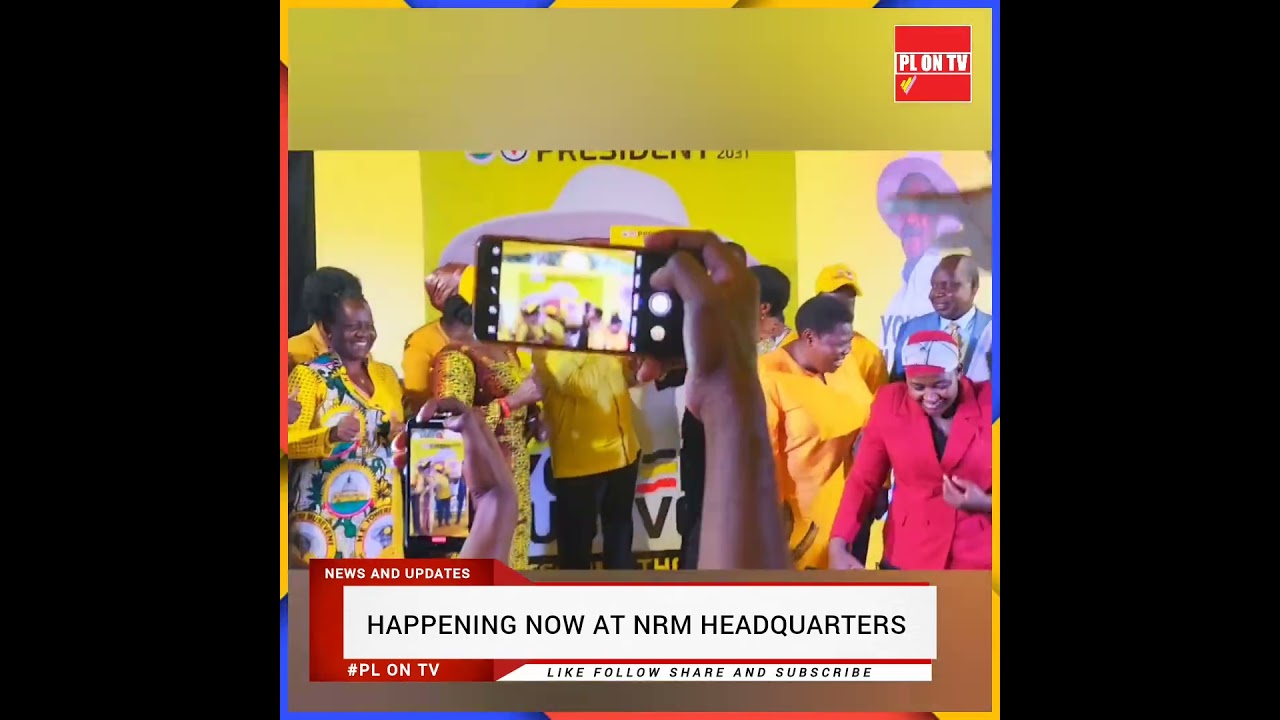 official  campaign poster for president museveni 