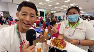 Probando comida hondureña en el bazar MÁS GRANDE de Honduras | El Bazar de Sabado, San Pedro Sula