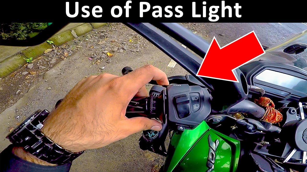 Use of Pass Light | How to Ride a Bike | Driving Test - YouTube