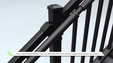TREX ALUMINUM ADA-COMPLIANT HANDRAIL