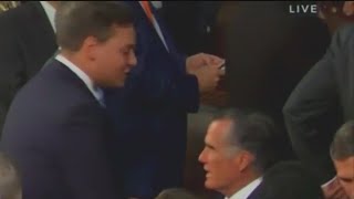 Tense exchange between Rep. Santos, Sen. Romney