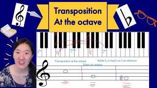 Transposition At The Octave Music Theory Tutorial by The Harp Pianist