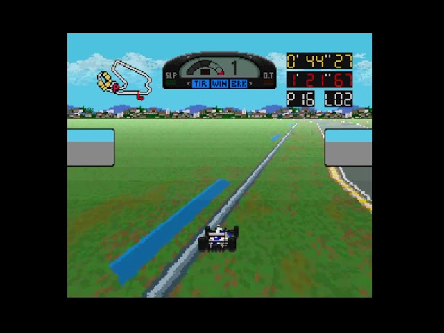 スーパーファミコン スーパーF1サーカス3の実況です - YouTube